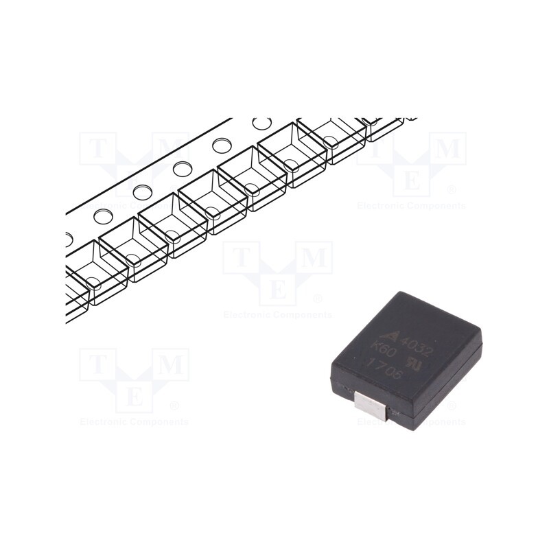 10 pcs : B72660M0500K072 - Varistor: metal-oxide, SMD, 4032, 50VAC, 65VDC, 4.2J, 1.2kA, 82V