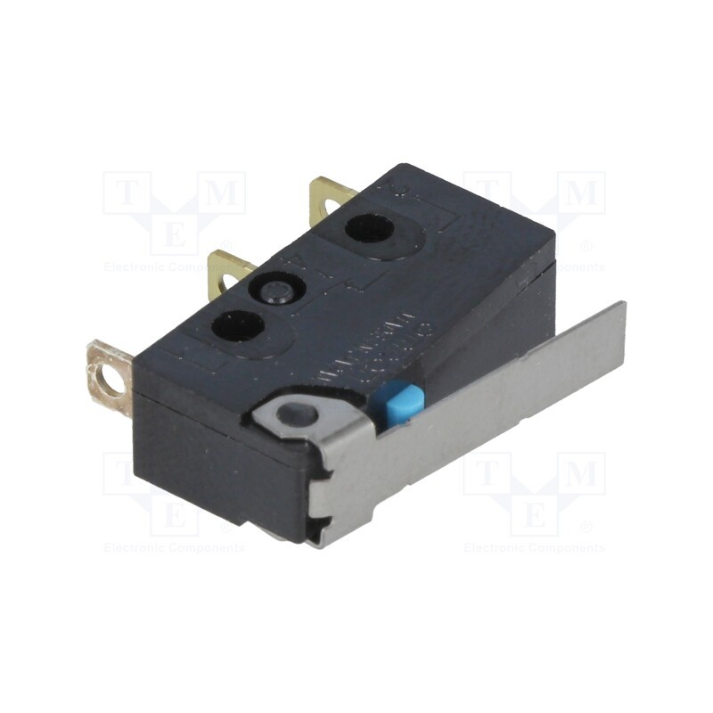 10 pcs : SSG-01L1H - Microswitch SNAP ACTION, 0.1A/125VAC, 0.1A/30VDC, with lever