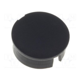 10 pcs : 4129.063 - Cap, black, Mounting: push-in, plastic, G355.41
