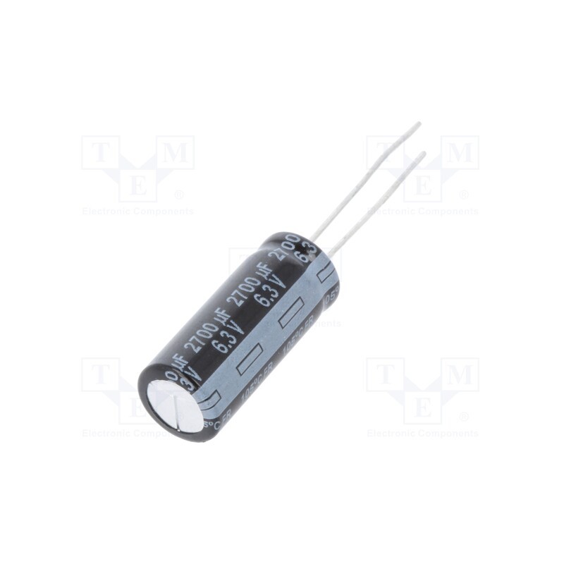 10 pcs : EEUFR1C182LB - Capacitor: electrolytic, low ESR, THT, 1800uF, 16VDC, Ø10x25mm