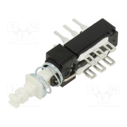 10 pcs : F2UEETB - Switch: push-button, Pos: 2, DPDT, 0.5A/125VAC, 0.5A/30VDC, ON-ON