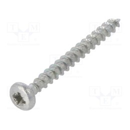 500 pcs : 1083279 - Screw, 3x30, Head: cheese head, Pozidriv, PZ1, steel, zinc, SPAX®