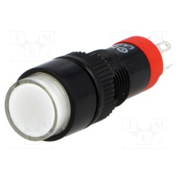 10 pcs : LAS3Y-11Z/24/W - Switch: push-button, Pos: 2, SPDT, 0.5A/250VAC, 1A/24VDC, ON-ON
