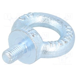 10 pcs : SZU12 - Lifting eye bolt, M12x20, Head: eye, steel, zinc, DIN 580, 30mm