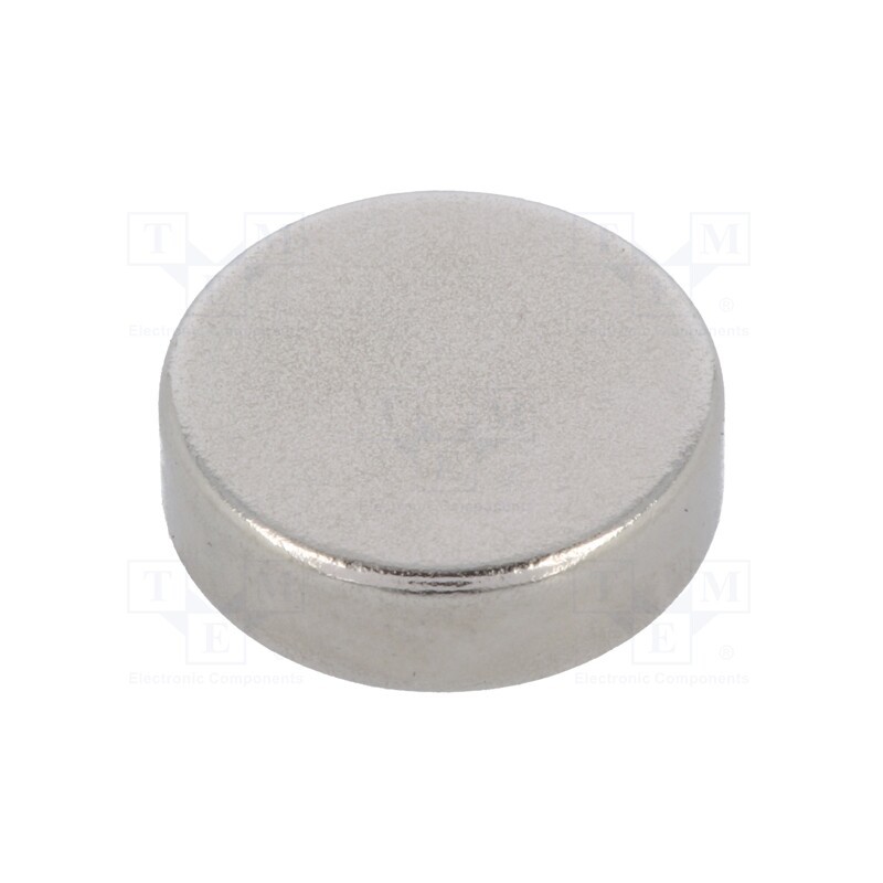 10 pcs : GN 55.2-ND-10-3 - Magnet: permanent, neodymium, H: 3mm, 15N, Ø: 10mm