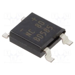 10 pcs : S1NBC80-7102 - Bridge rectifier: single-phase, Urmax: 800V, If: 1.5A, Ifsm: 60A