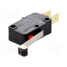 10 pcs : V-166-1C5 - Microswitch SNAP ACTION, 16A/250VAC, 0.6A/125VDC, SPDT, ON-(ON)