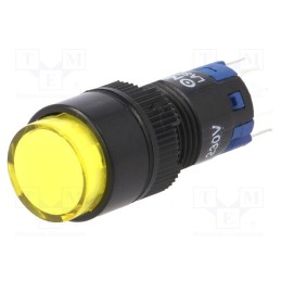10 pcs : LAS2Y-11Z/230/Y - Switch: push-button, Pos: 2, SPDT, 0.5A/250VAC, 1A/24VDC, ON-ON