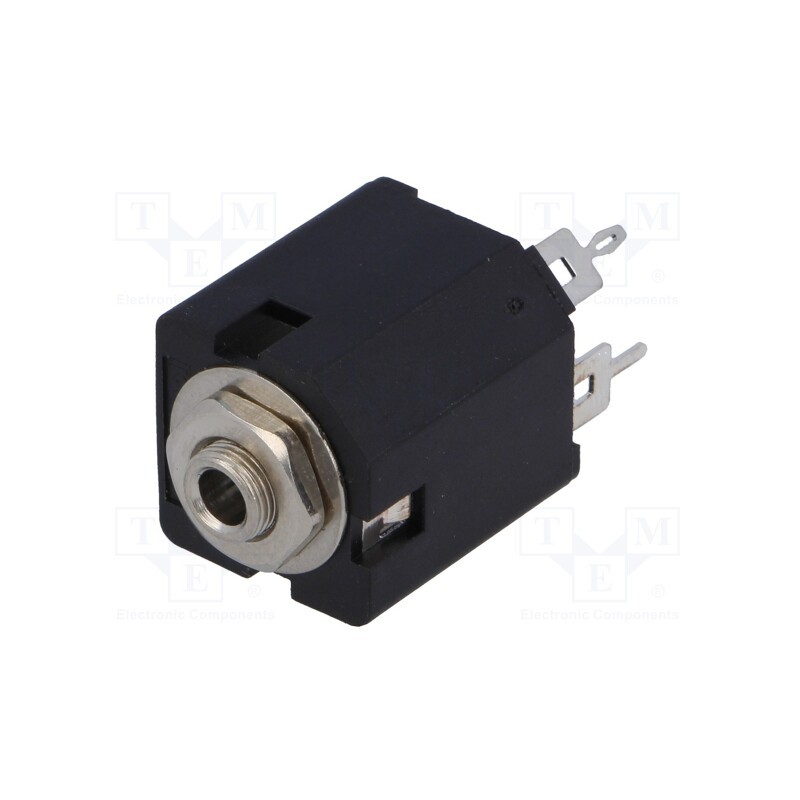 10 pcs : ACJM-MV35-2S - Socket, Jack 3,5mm, female, mono, ways: 2, straight, THT