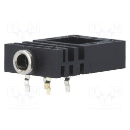 10 pcs : ACJM-NH35 - Socket, Jack 3,5mm, female, without nut,mono,with double switch