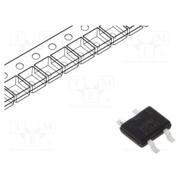 50 pcs : MB8FTR - Bridge rectifier: single-phase, Urmax: 800V, If: 0.8A, Ifsm: 30A