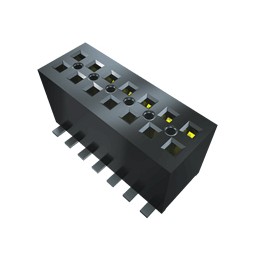 1 pcs - Samtec FLE Series Straight Surface Mount PCB Socket, 16-Contact, 2-Row, 1.27mm Pitch, Solder Termination