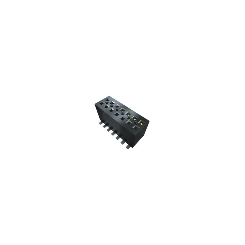 1 pcs - Samtec FLE Series Straight Surface Mount PCB Socket, 16-Contact, 2-Row, 1.27mm Pitch, Solder Termination