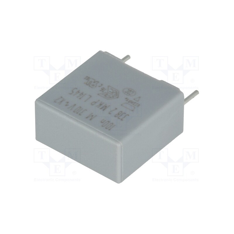 10 pcs : BFC233820104 - Capacitor: polypropylene, 100nF, THT, 10mm, 630VDC, 310VAC