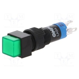 10 pcs : LAS4F-11Z/230/G - Switch: push-button, Pos: 2, SPDT, 0.5A/250VAC, 1A/24VDC, ON-ON