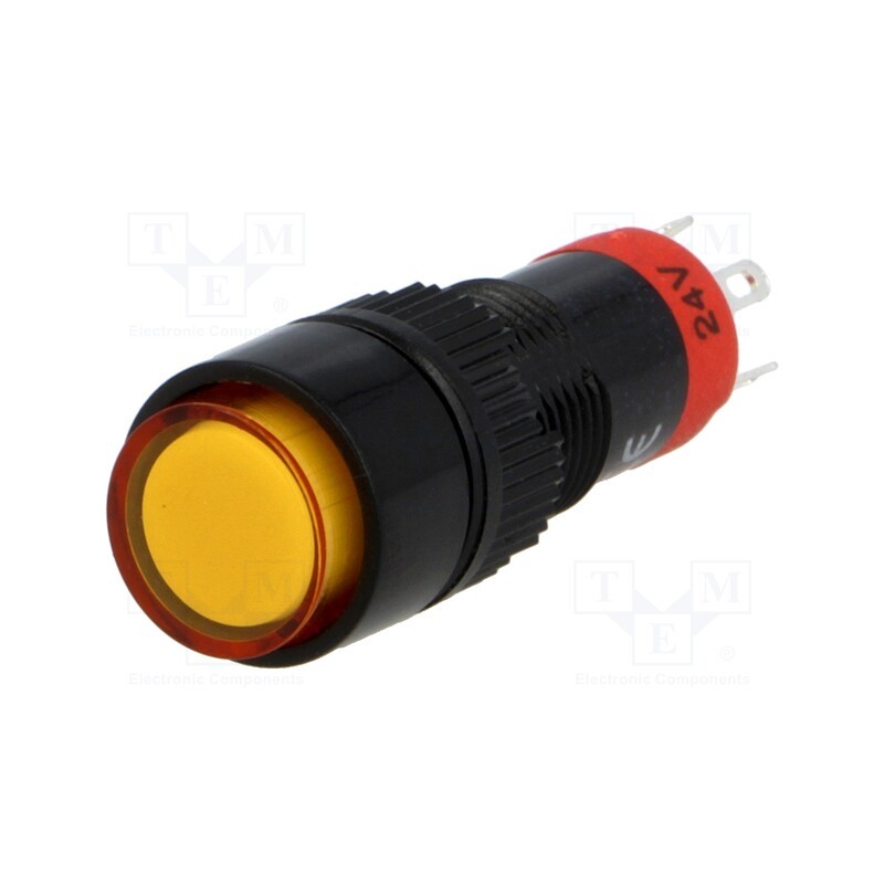 10 pcs : LAS3Y-11Z/24/O - Switch: push-button, Pos: 2, SPDT, 0.5A/250VAC, 1A/24VDC, ON-ON
