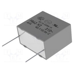 10 pcs : F862BP224K310ZV054 - Capacitor: polypropylene, 220nF, 18x14.5x8.5mm, ±10%, 15mm, 630VDC