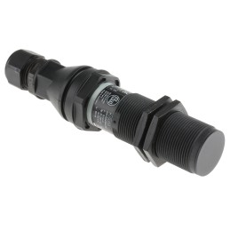 1 pcs - ifm electronic Capacitive Barrel-Style Proximity Sensor, M30 x 1.5, 15 mm Detection, 20 - 250 V dc, 30 -