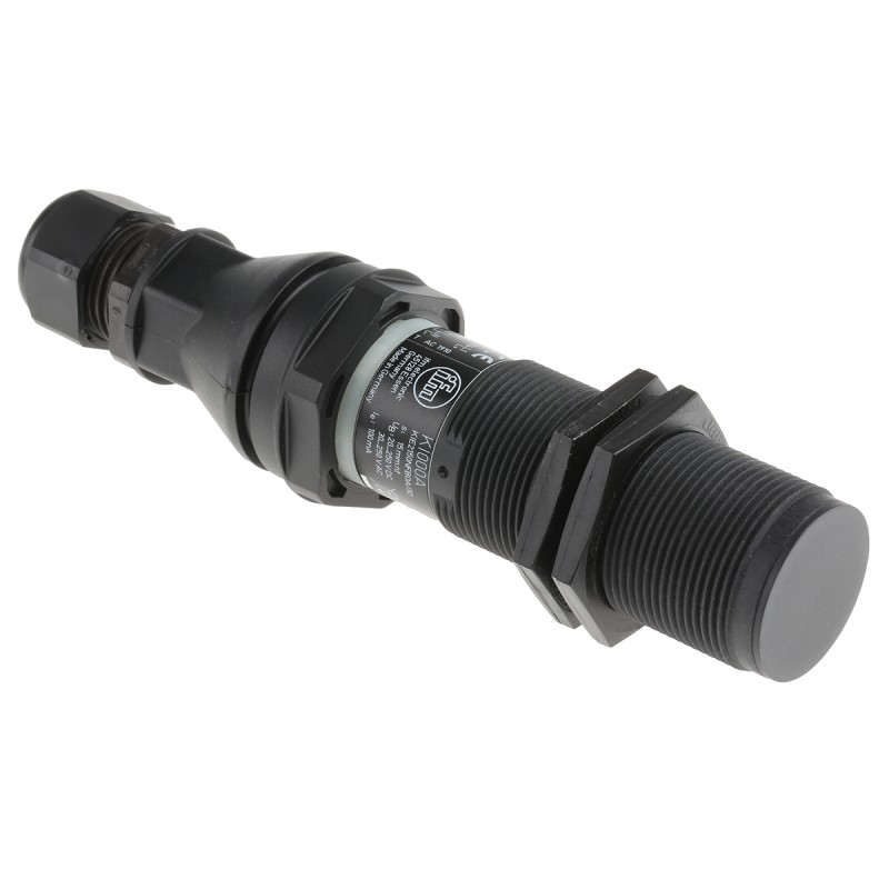 1 pcs - ifm electronic Capacitive Barrel-Style Proximity Sensor, M30 x 1.5, 15 mm Detection, 20 - 250 V dc, 30 -