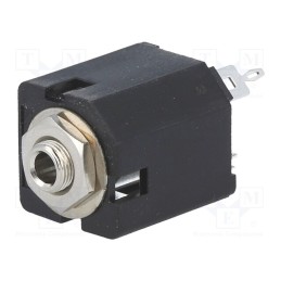 10 pcs : ACJS-MV35-3 - Socket, Jack 3,5mm, female, stereo, ways: 3, straight, THT