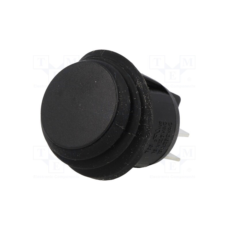10 pcs : R13-244A8-02 - ROCKER, DPST, Pos: 2, ON-OFF, 10A/250VAC, black, IP65, none, 50mΩ