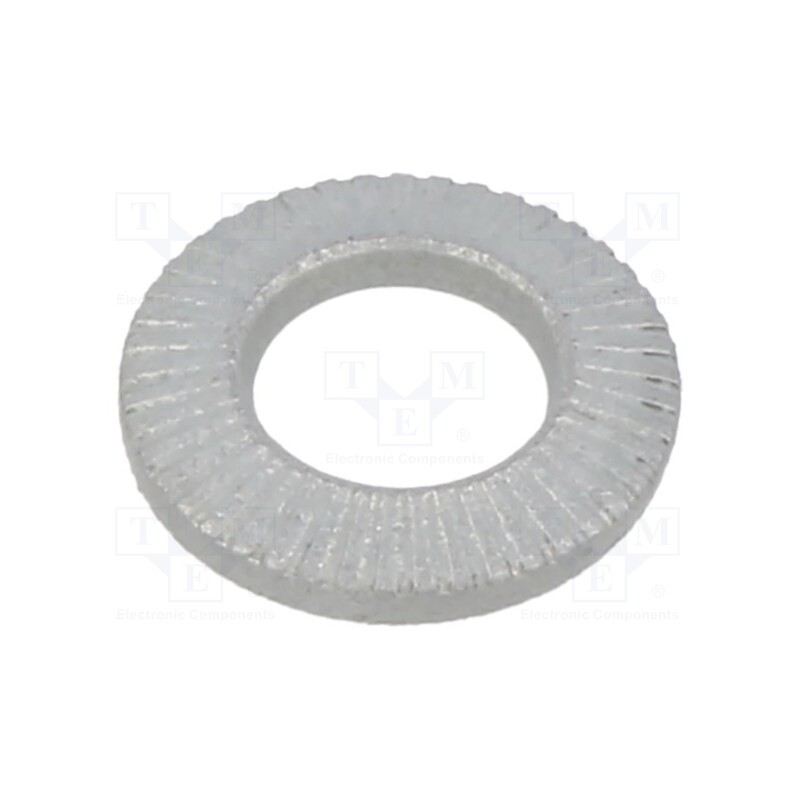 500 pcs : 8054029 - Washer, internally serrated, M6, D12mm, h1.85mm, spring steel