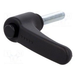 10 pcs : ERX.44 P-M6X30-C1 - Lever, adjustable, Thread len: 30mm, Lever length: 44mm, -30÷130°C
