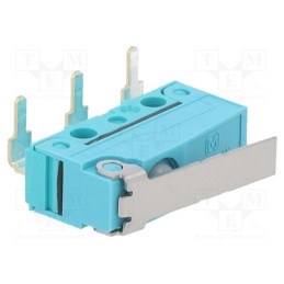 10 pcs : ABS4511503 - Microswitch SNAP ACTION, 2A/250VAC, 2A/30VDC, with short lever