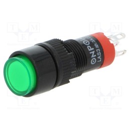 10 pcs : LAS3Y-11Z/6/G - Switch: push-button, Pos: 2, SPDT, 0.5A/250VAC, 1A/24VDC, ON-ON