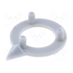 20 pcs : 4010001 - Pointer, polyamide, grey, 10mm, -20÷70°C, G10