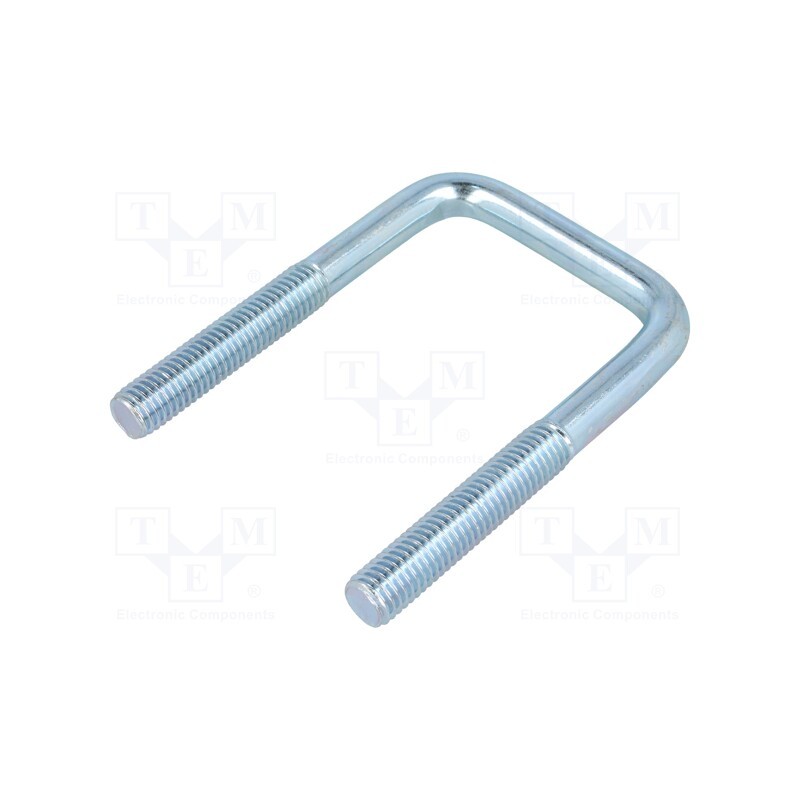 10 pcs : CBTC.10..49..92 (1 1/2') - U-bolt, C, 1.5, steel, zinc, Thread len: 45mm, Int.width: 49mm