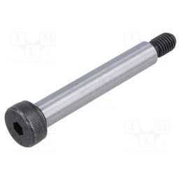 10 pcs : ISO 7379-10-M8-60 - Shoulder screw, steel, M8, 1.25, Thread len: 13mm, hex key, HEX 5mm