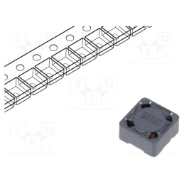 10 pcs : 46105C - Inductor: wire, SMD, 1000uH, 270mA, 4.9Ω, ±20%, 7.3x7.3x4.55mm, 4600