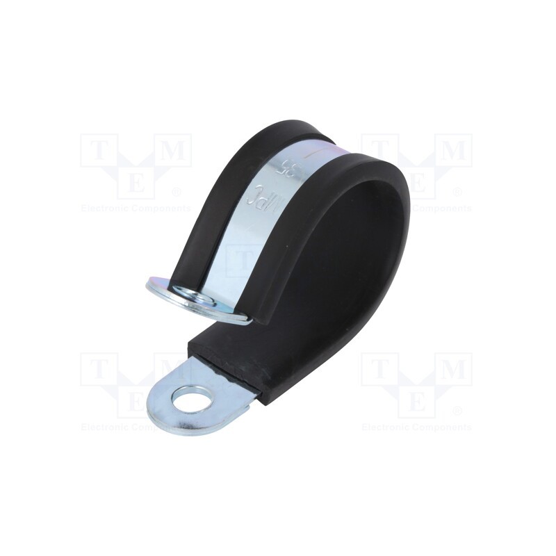 10 pcs : LKD13520 - Fixing clamp, ØBundle : 35mm, W: 20mm, steel, Cover material: EPDM