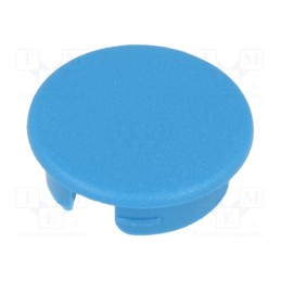 10 pcs : A4120006 - Cap, ABS, blue, push-in, round, A2520,A2620