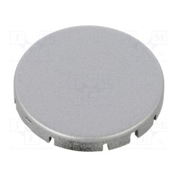 10 pcs : T22RRGM - Actuator lens, RONTRON-R-JUWEL, silver, Ø19.7mm