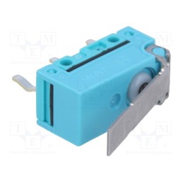 10 pcs : ABJ151260 - Microswitch SNAP ACTION, 2A/125VAC, 2A/30VDC, with lever, SPDT