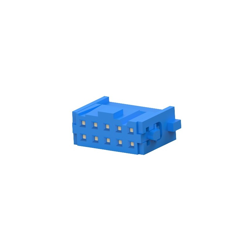 1 pcs - TE Connectivity 10-Way Connector Socket for Cable, 2-Row