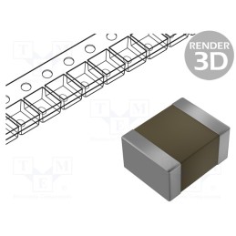 10 pcs : VJ1210Y104KXBAT - Capacitor: ceramic, 100nF, 100V, X7R, ±10%, SMD, 1210