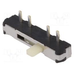 10 pcs : MMP 134-R - Switch: slide, Pos: 3, SP3T, 0.3A/4VDC, ON-ON-ON, PCB,THT, -40÷85°C