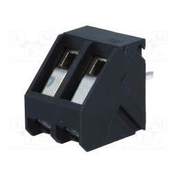 10 pcs : AK300/2-5,0-GRAU - PCB terminal block, angled 45°, 5mm, ways: 2, on PCBs, 0.5÷2.5mm2