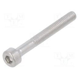 500 pcs : M3X25/D912-A4 - Screw, M3x25, 0.5, Head: cheese head, hex key, HEX 2,5mm, DIN 912