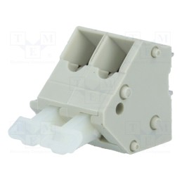 10 pcs : AK3001/2-KD-5.0/KIES - PCB terminal block, angled 45°, 5mm, ways: 2, on PCBs, 0.5÷2.5mm2