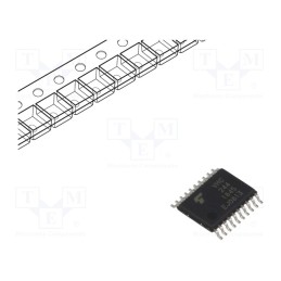 10 pcs : 74VHC244FTBJ - IC: digital, buffer,non-inverting,line driver, Ch: 8, C²MOS, SMD