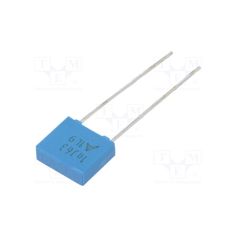 50 pcs : B32529C0102J289 - Capacitor: polyester, 0.001uF, 40VAC, 63VDC, 5mm, ±5%, -55÷125°C