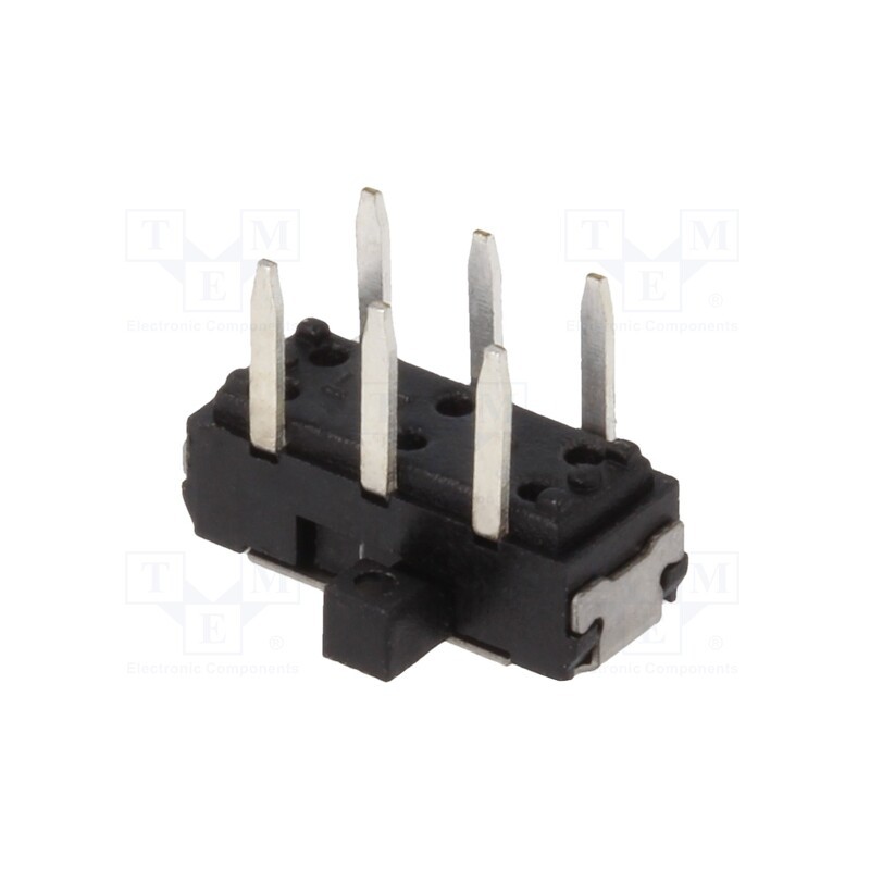 10 pcs : MMP 221 -R - Switch: slide, Pos: 2, SP3T, 0.3A/6VDC, ON-ON-ON, PCB,THT, -40÷85°C