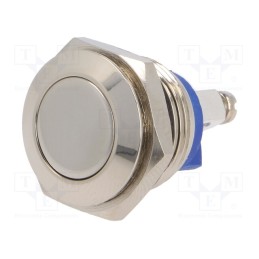 10 pcs : GQ16F-10/N - Switch: vandal resistant, Pos: 2, SPST-NO, 2A/36VDC, IP65, OFF-(ON)