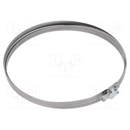 10 pcs : EF2700 - Worm gear clamp, W: 9mm, Clamping: 25÷700mm, EF, W2, DIN 3017