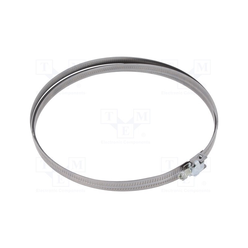 10 pcs : EF2700 - Worm gear clamp, W: 9mm, Clamping: 25÷700mm, EF, W2, DIN 3017