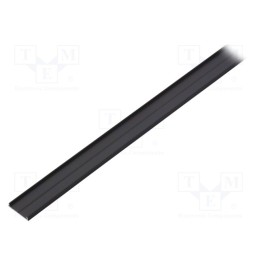 10 pcs : C6010021 - Profiles for LED modules, black, L: 1m, FIX16, aluminium, surface